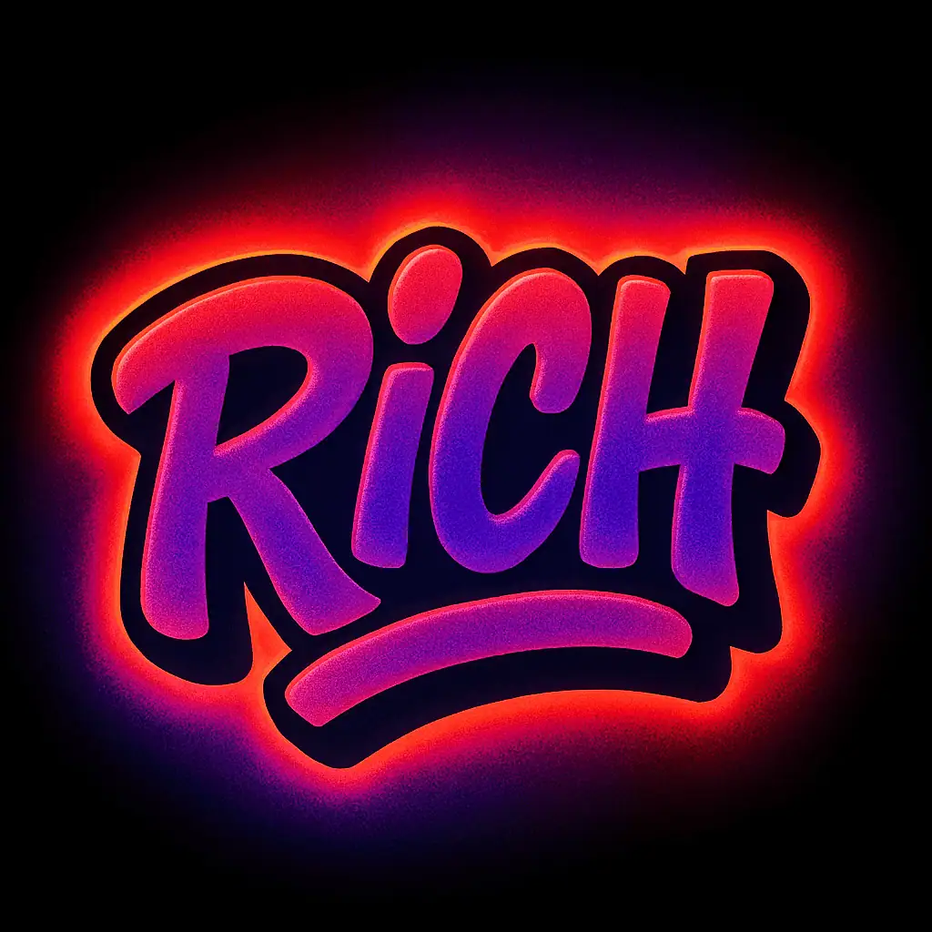 Airbrush text effect