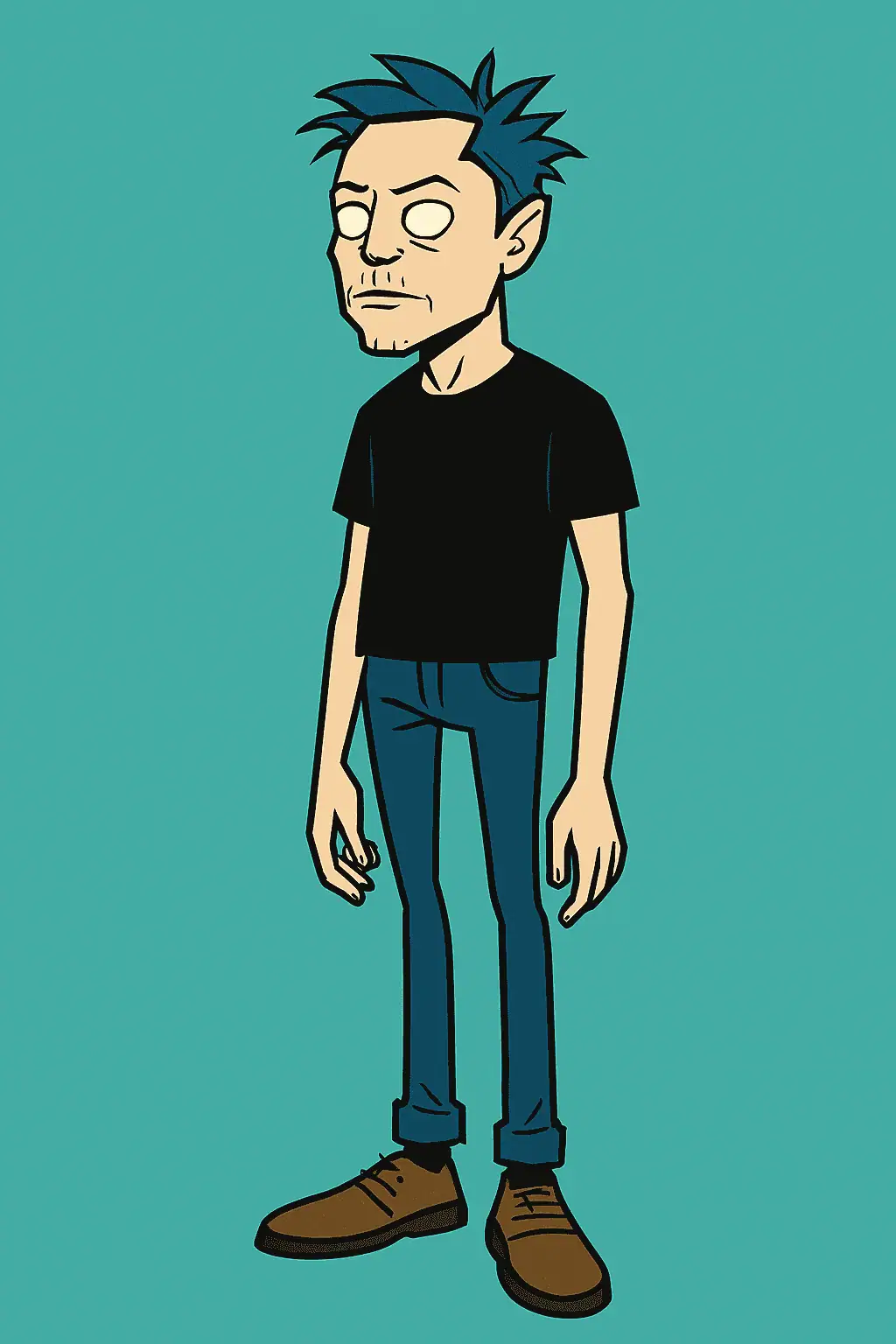 Gorillaz style characters