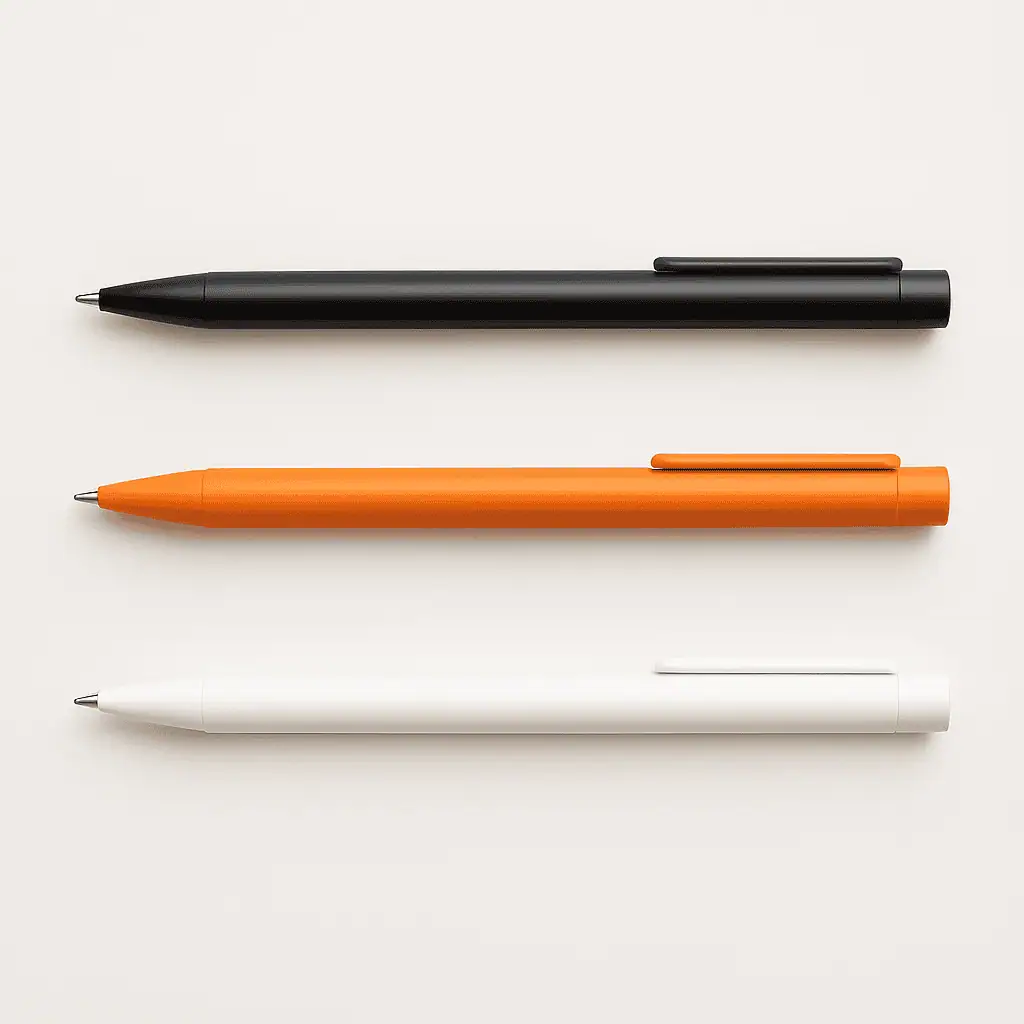 Minimalist Pens in Three Tones