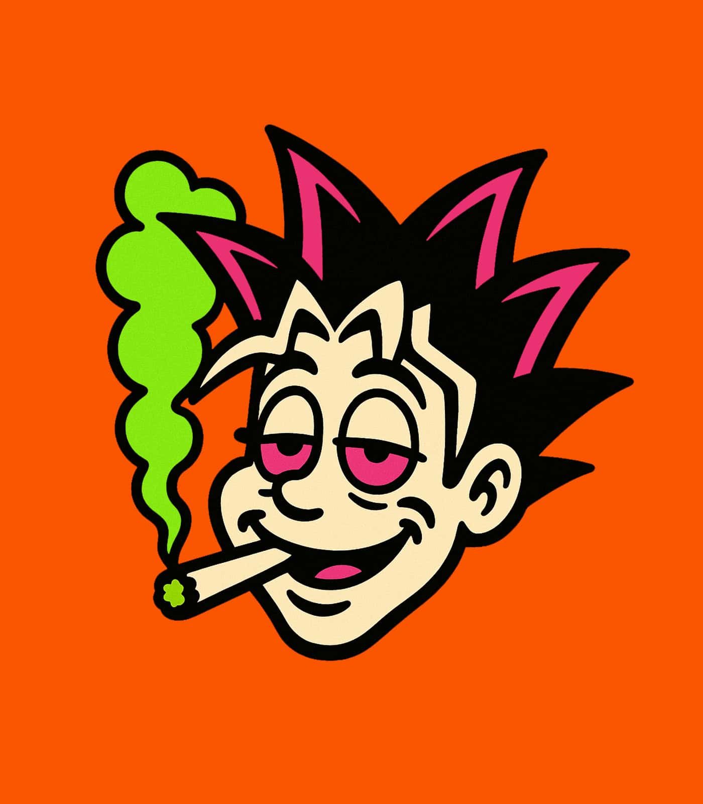 Stoned mascot heads