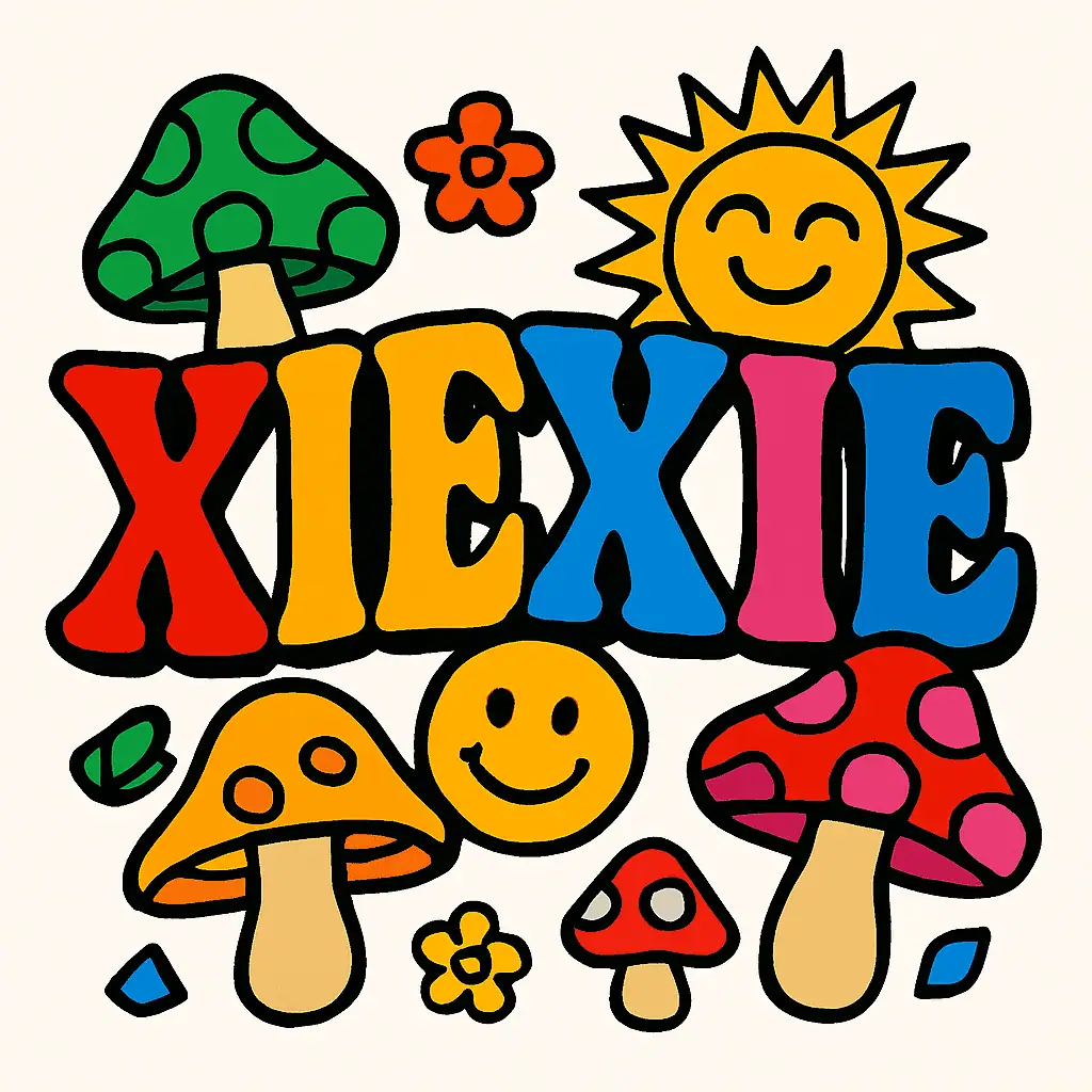 Trippy 60s Text & Illustrations