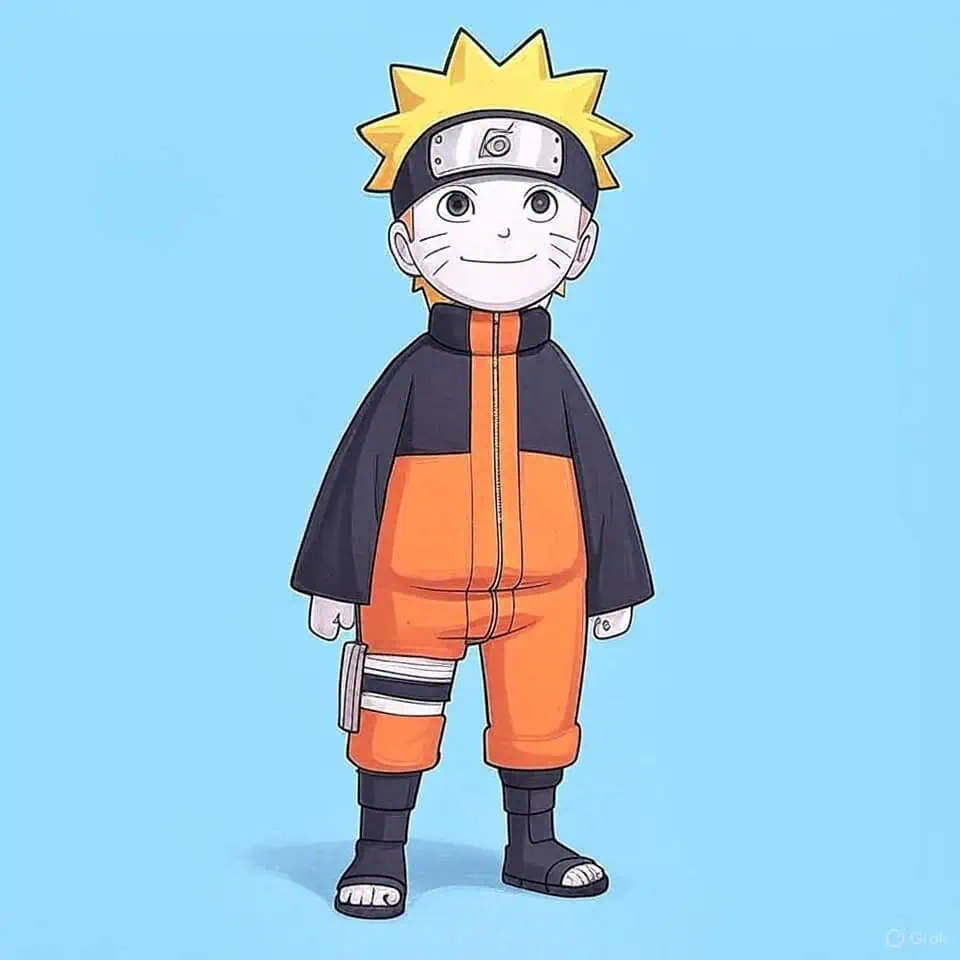 Whimsical Naruto Illustration